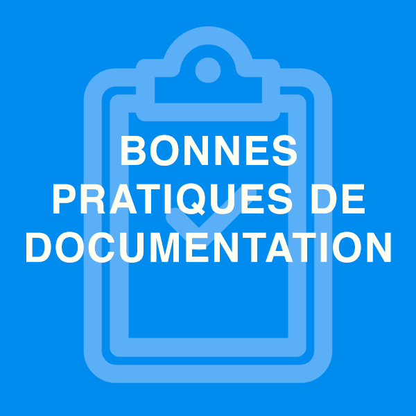 Bonnes pratiques de documentation